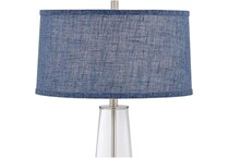 pacific coast lighting inc blue table lamp   