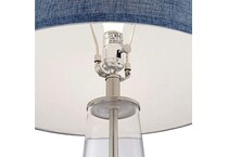 pacific coast lighting inc blue table lamp   