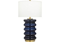 pacific coast lighting inc blue table lamp   