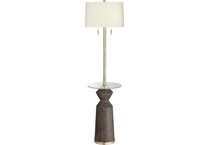 pacific coast lighting inc brown floor lamp   