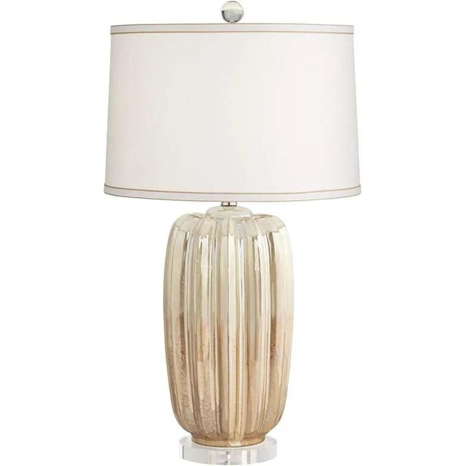 pacific coast lighting inc cream table lamp   