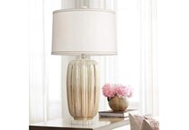 pacific coast lighting inc cream table lamp   