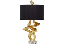 pacific coast lighting inc gold table lamp   