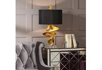 pacific coast lighting inc gold table lamp   