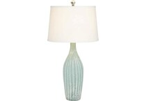 pacific coast lighting inc green table lamp   