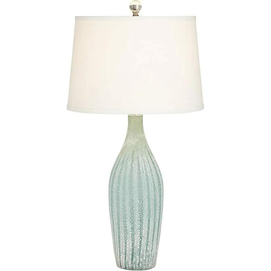 pacific coast lighting inc green table lamp   