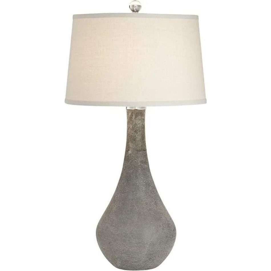 pacific coast lighting inc grey table lamp   