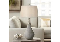 pacific coast lighting inc grey table lamp   