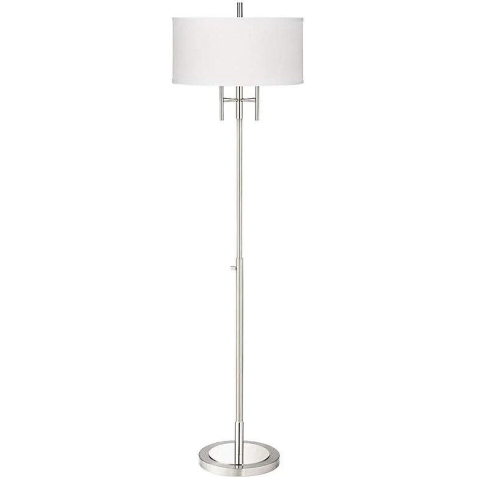 pacific coast lighting inc silver floor lamp   