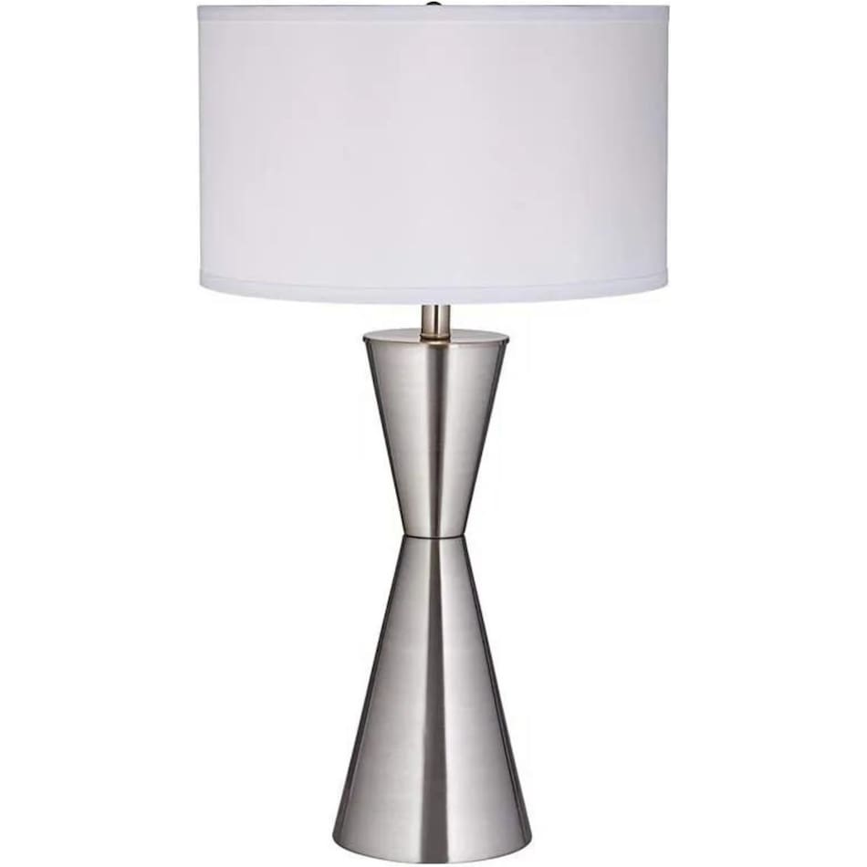 pacific coast lighting inc silver table lamp   