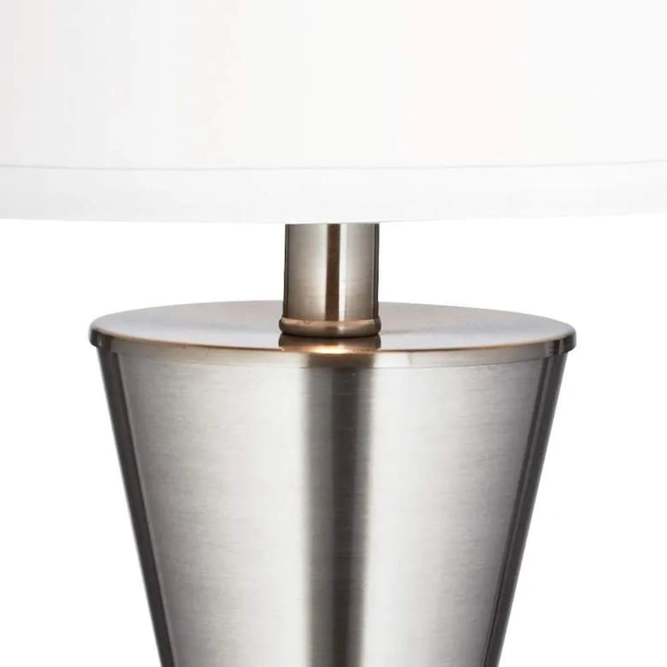 pacific coast lighting inc silver table lamp   