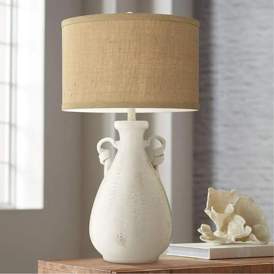 pacific coast lighting inc white table lamp   