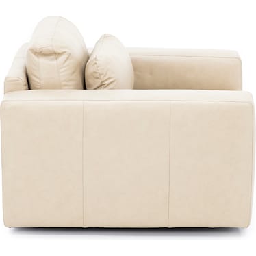 Custom Style Solutions Leather Max Track Arm Swivel Chair
