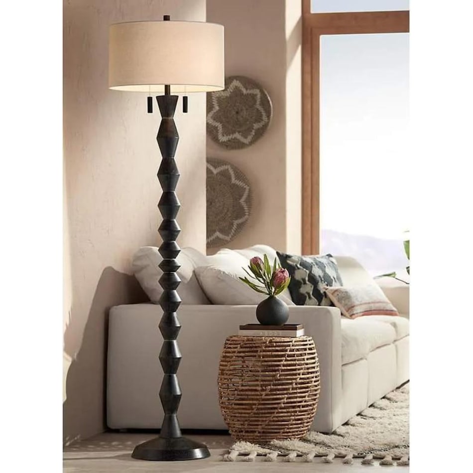 pcst black floor lamp   