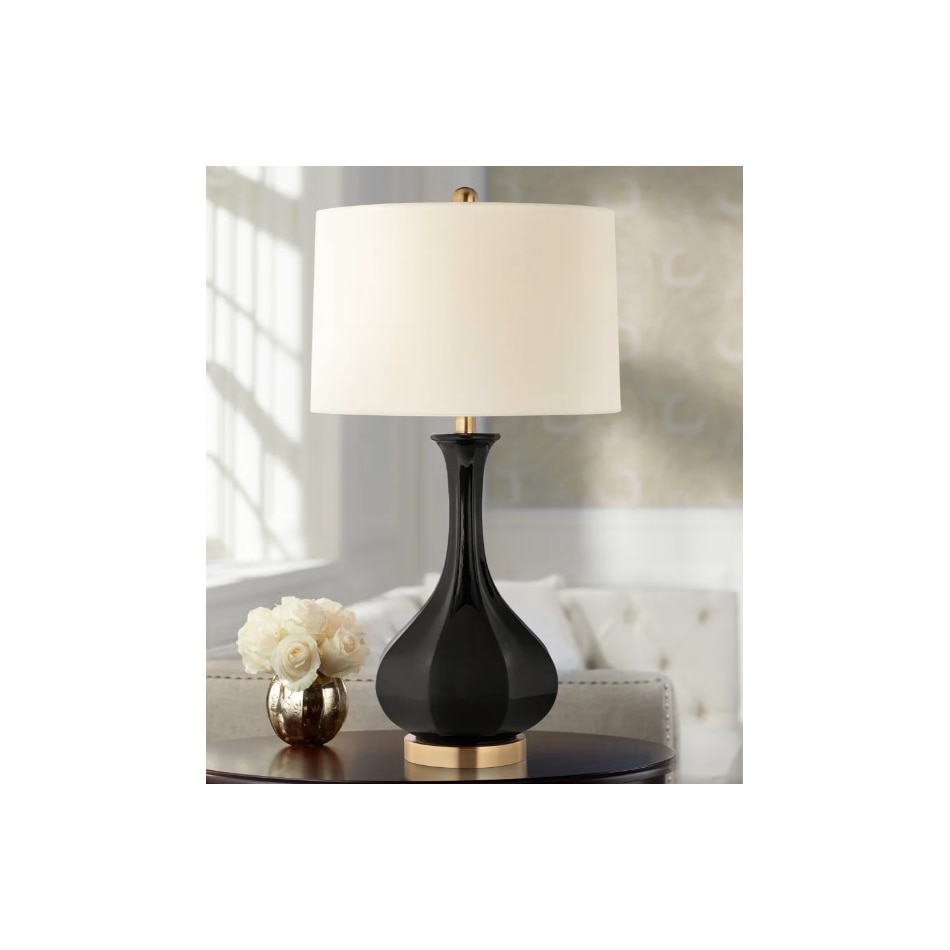pcst black table lamp   