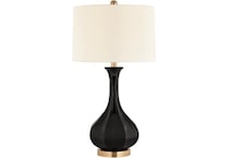 pcst black table lamp   