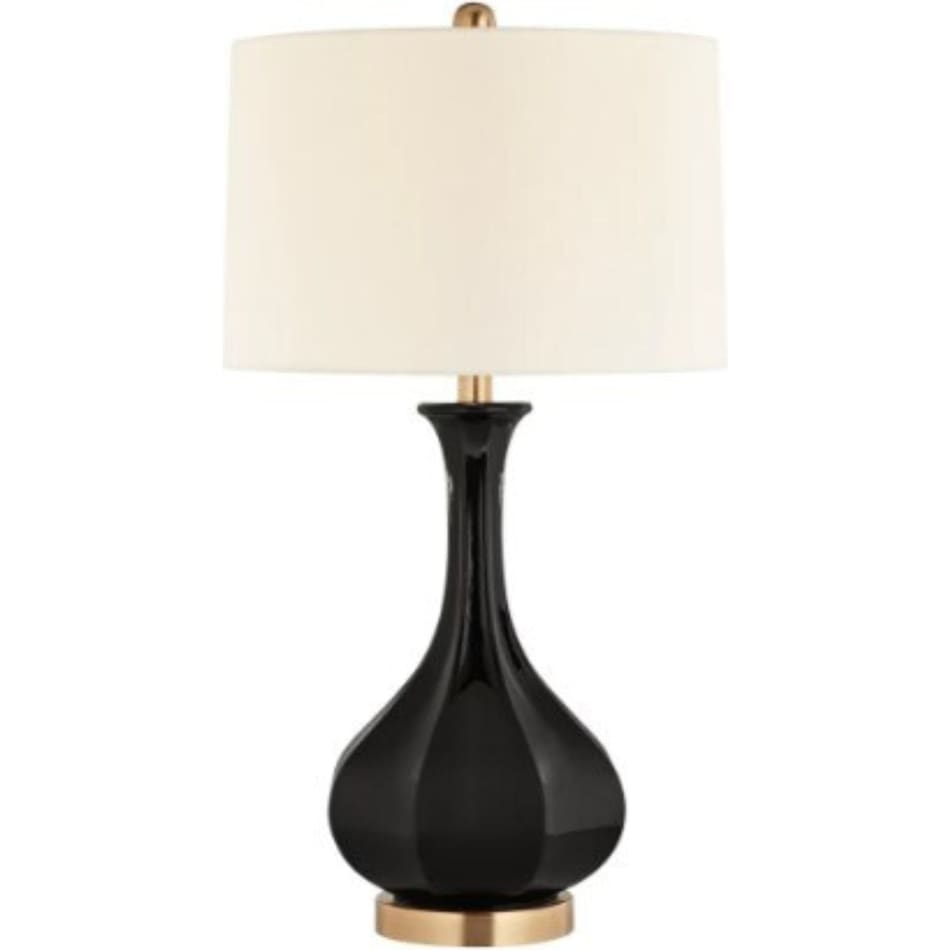 pcst black table lamp   