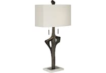 pcst black table lamp   