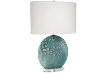 pcst blue table lamp   