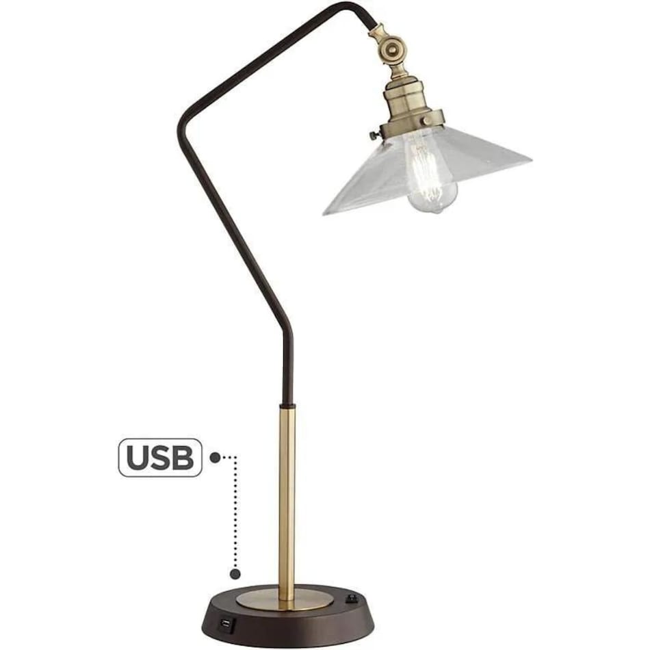 pcst bronze table lamp   