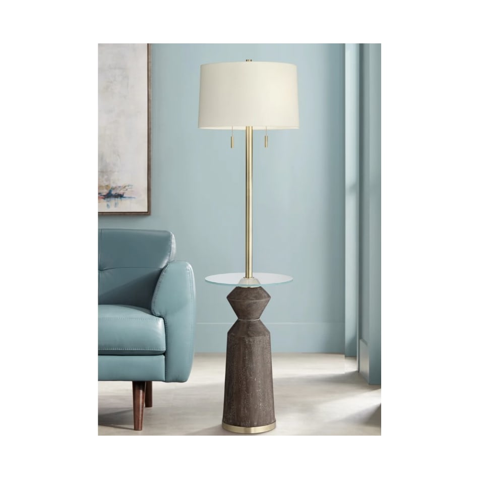 pcst brown floor lamp   