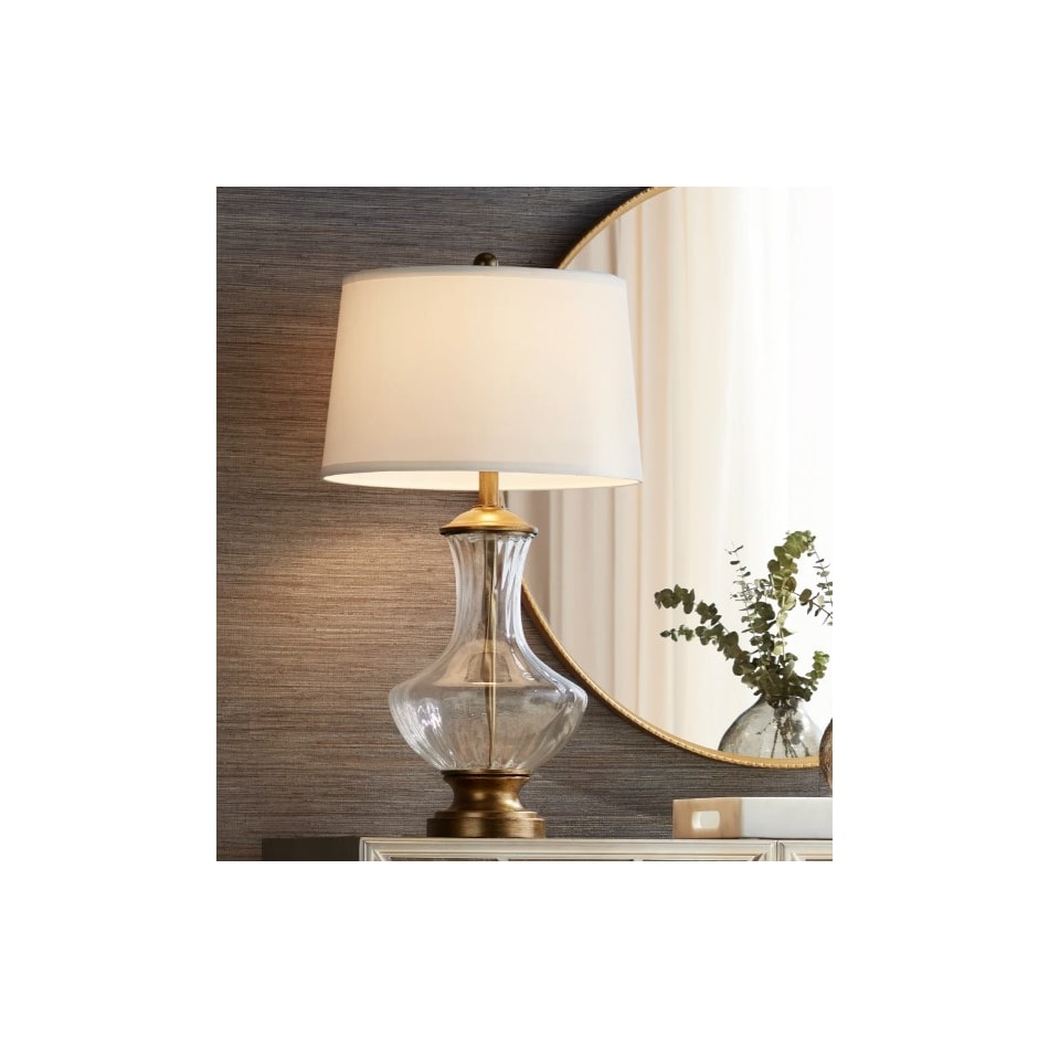 pcst brown table lamp   