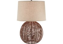 pcst brown table lamp   