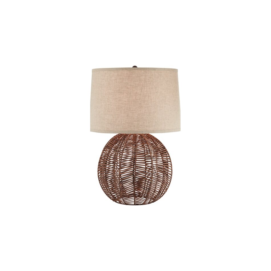 pcst brown table lamp   