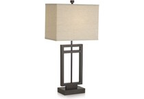 pcst grey table lamp   
