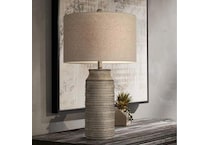 pcst grey table lamp   