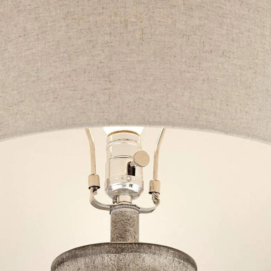 pcst grey table lamp   