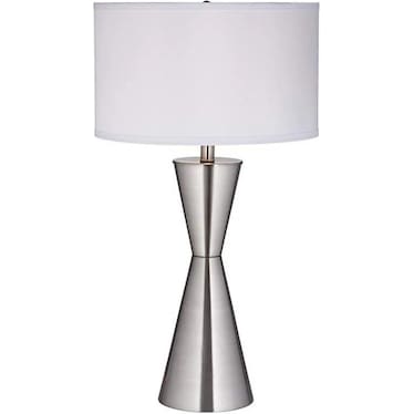 Brushed Nickel Table Lamp 29.5"H