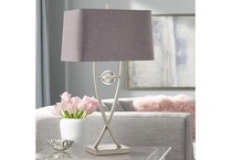 pcst silver table lamp   