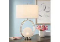 pcst silver table lamp   