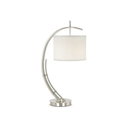Nickel Arc Table Lamp 32"H