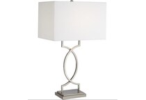 pcst silver table lamp   