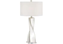 pcst silver table lamp   