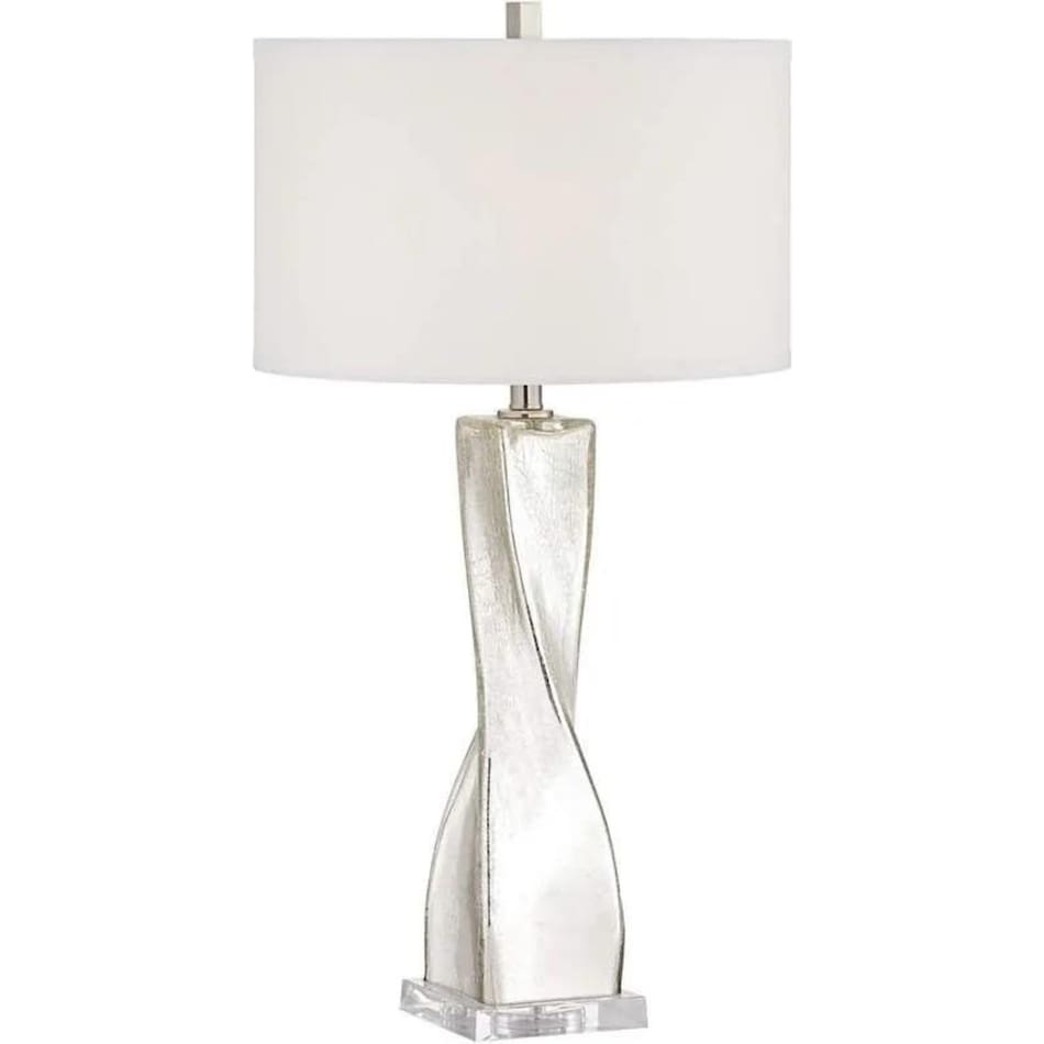 pcst silver table lamp   