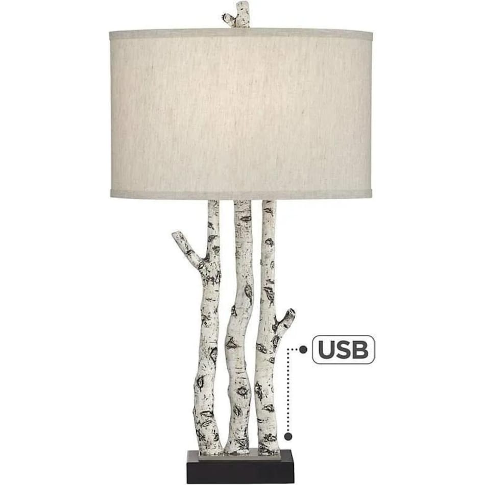 pcst white table lamp   