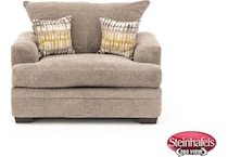 peak brown chair and a half  image   