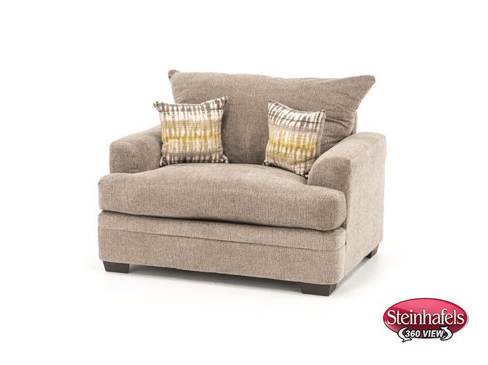 peak brown chair and a half  image   