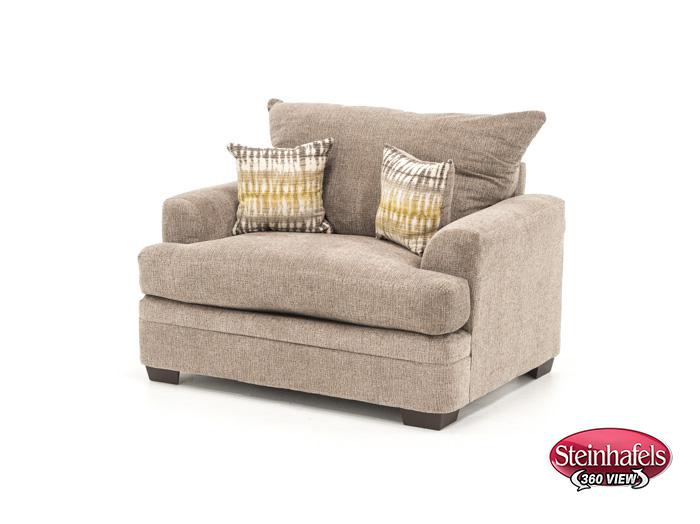 peak brown chair and a half  image   