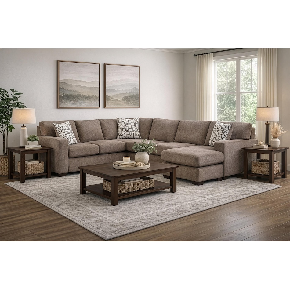 peak brown sta fab sectional pieces mpk  