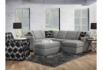 peak grey sta fab sectional pieces zpkg  