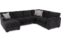 peak grey sta fab sectional pieces zpkg  