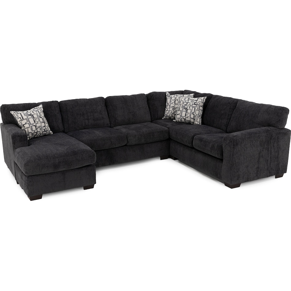 peak grey sta fab sectional pieces zpkg  
