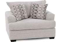 peak white chair and a half z  