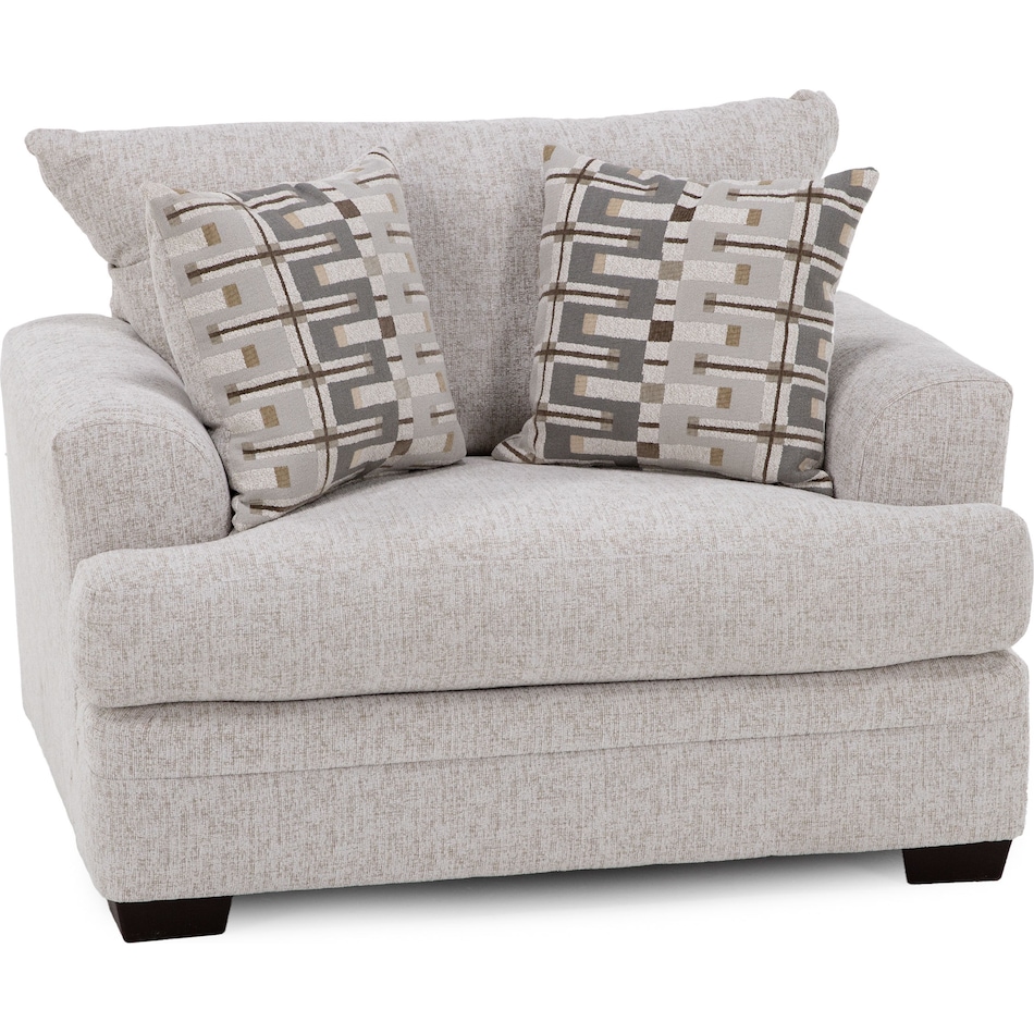 peak white chair and a half z  