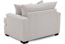 peak white chair and a half z  