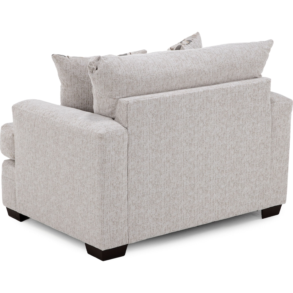 peak white chair and a half z  